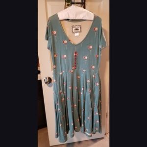 Effie's Heart Clock Print Dress XL
